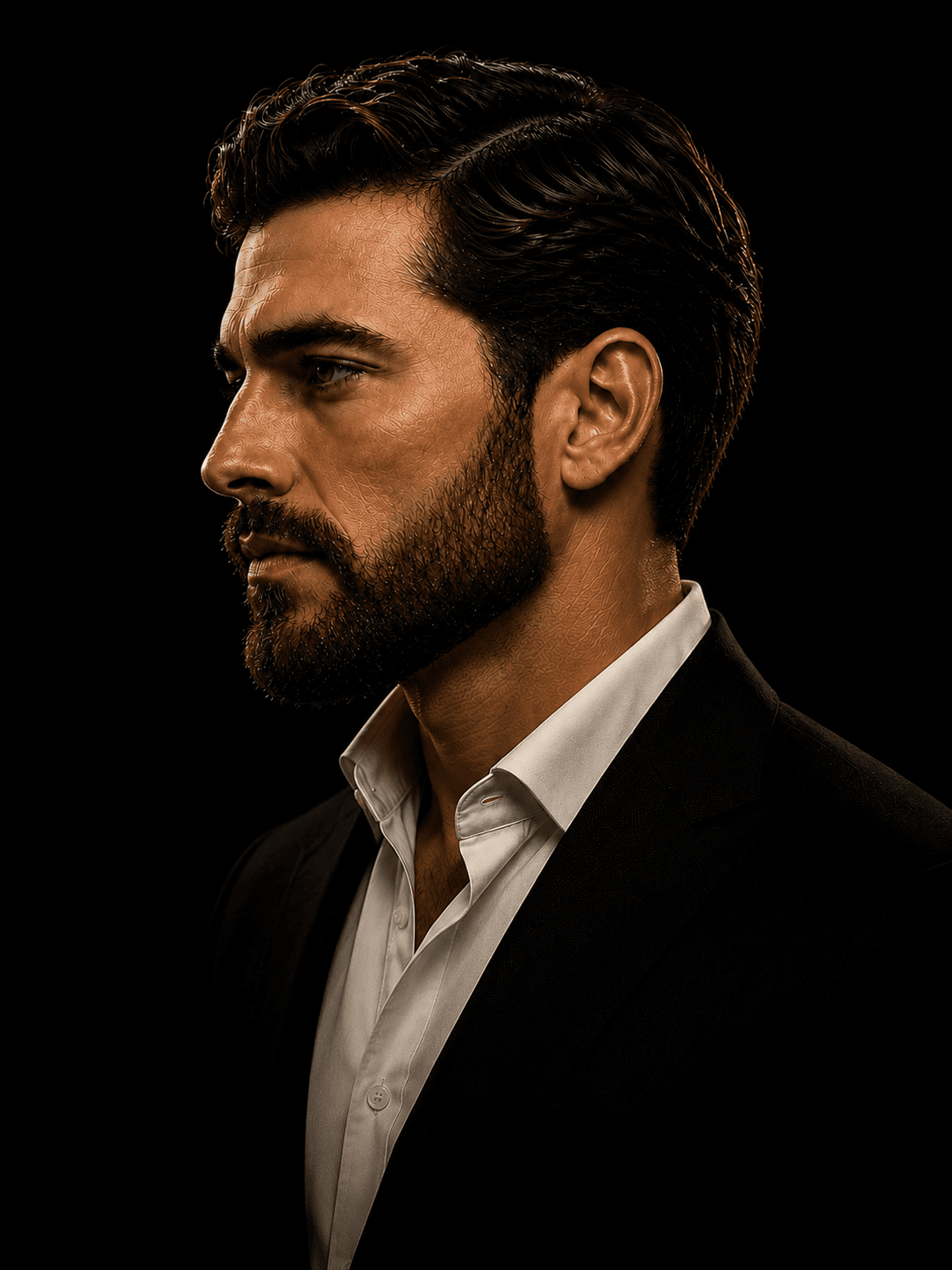 Estilo old money beard clássico e elegante